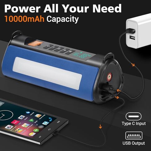 جهاز تشغيل القفز المحمول مع ضاغط هواء، حزمة بطارية 1000 أمبير (جميع الغازات/5.0 لتر ديزل) منفاخ إطارات رقمي بقوة 150 رطل لكل بوصة مربعة، بطارية سيارة صندوق القفز للسيارة 12 فولت مع شاشة LCD، نوعان من الأضواء in Kuwait