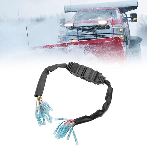 Dasbecan MSC04753 Snow Plow Wiring Harness Repair Kit, 13 Pin Harness Connector Compatible with Boss Snowplow Blade, Replace# MSC04754 in Saudi Arabia