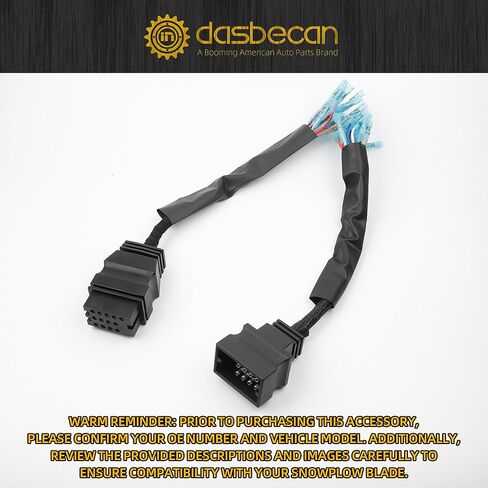 Dasbecan MSC04753 Snow Plow Wiring Harness Repair Kit, 13 Pin Harness Connector Compatible with Boss Snowplow Blade, Replace# MSC04754 in Saudi Arabia