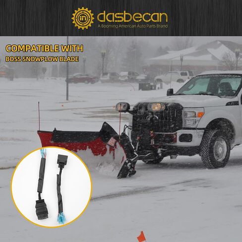 Dasbecan MSC04753 Snow Plow Wiring Harness Repair Kit, 13 Pin Harness Connector Compatible with Boss Snowplow Blade, Replace# MSC04754 in Saudi Arabia