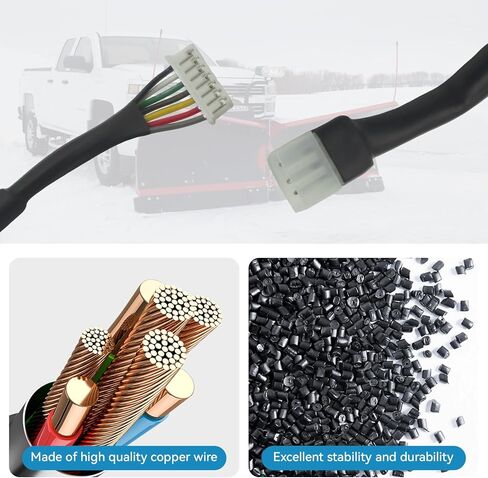 6-Pin Snow Plow Controller Cord 96437, for Western Fisher Handheld Snow Plow Control Cord Replaces# 56462 72556 in Kuwait