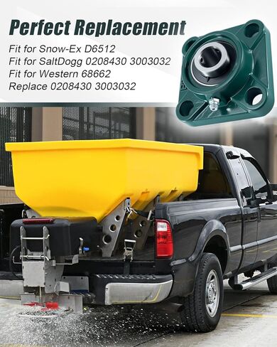 محمل شفة 5/8 بوصة، تجويف 0.625 متوافق مع Fisher Western 68662 SnowEx D6512 SaltDogg 0208430 3003032 in Kuwait