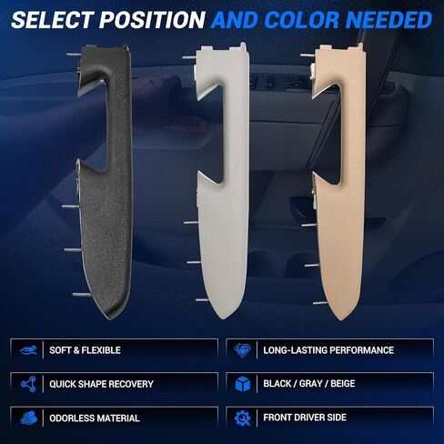 22818465 Front Driver Side Armrest Repair Kit Fit for Chevy Silverado & GMC Sierra 1500 2010-2013, Silverado & GMC Sierra 2500HD 3500HD 2010-2014, Only Fit the Door Handle Below Armrest, Black in Saudi Arabia
