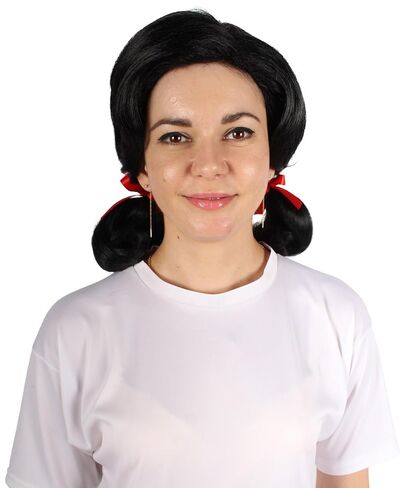 Adult Women’s Island Sitcom Pigtail Wig, Flame-retardant Synthetic Fiber - Brown in Saudi Arabia