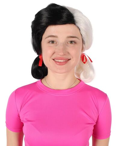 Adult Women’s Island Sitcom Pigtail Wig, Flame-retardant Synthetic Fiber - Brown in Saudi Arabia