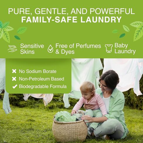 علامة تجارية جيدة الطبيعة | حزمة الغسيل | معطر السجاد بالليمون والأوكالبتوس 31 أونصة | مزيل روائح السجاد الصديق للحيوانات الأليفة | مسحوق الغسيل بالنعناع 47 أونصة | مسحوق الغسيل المضاد للحساسية 94 حمولة in Kuwait