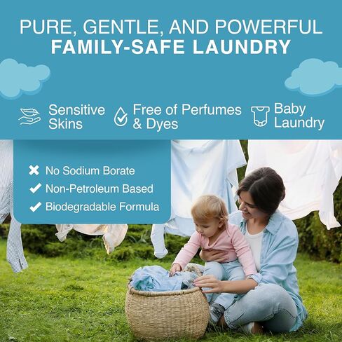 علامة تجارية جيدة الطبيعة | حزمة الغسيل | معطر السجاد بالليمون والأوكالبتوس 31 أونصة | مزيل روائح السجاد الصديق للحيوانات الأليفة | مسحوق غسيل غير معطر 47 أونصة | مسحوق الغسيل المضاد للحساسية 94 حمولة in Kuwait