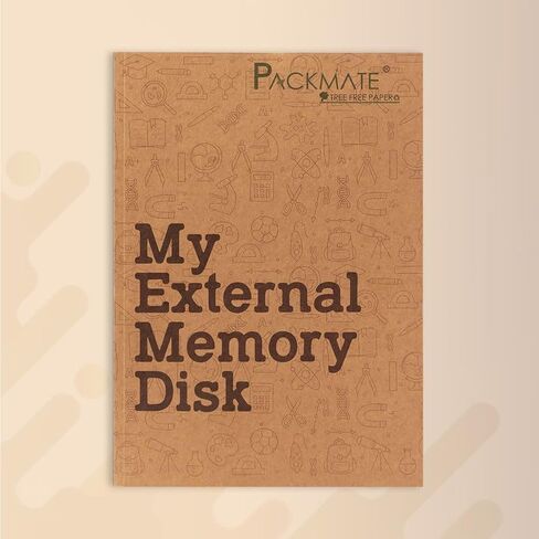 Packmate A4 Exercise Book (Pack of 3), Ruled, Made of Recycled Paper, Sustainable Product in Saudi Arabia