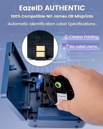 1 Inch Label Maker Machine with 7PK 24mm Color Tapes, Bluetooth 24mm Labeler Large Print Rechargeable, Wireless Thermal Printer Print Labels-Waterproof 9mm~24mm, P780BT for Home Office Business Use in Kuwait