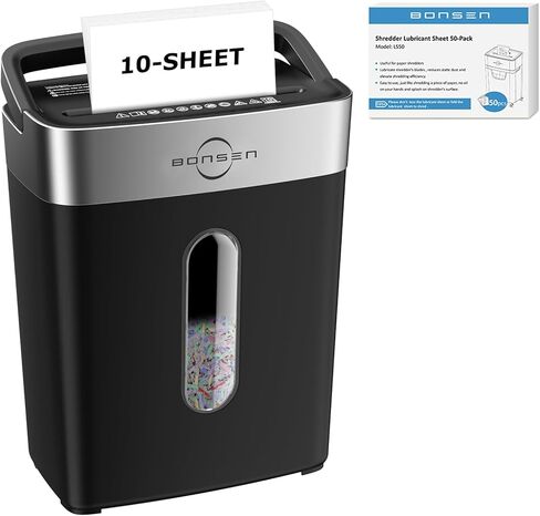 ماكينة تقطيع الورق ذات 10 ورقات متقاطعة من بونسن و50 ورقة تشحيم in Kuwait