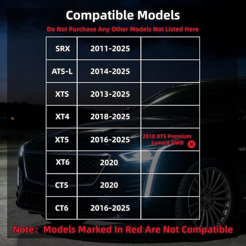 4 قطع من أجهزة عرض شعار أضواء باب السيارة متوافقة مع ملحقات السيارة SRX/ATS/XTS/XT4/XT5/XT6/CT5/CT6، مصابيح البركة فائقة السطوع، ضوء ظل شبح ثلاثي الأبعاد، مصابيح ترحيب عالية الدقة لا تتلاشى (قابس مزدوج) in Kuwait