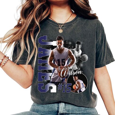Chillever Custom Basketball Mom Shirt, Personalized Basketball Mama Tshirt, Senior Basket Ball Mama Gifts, Senior Mom Gifts in Saudi Arabia