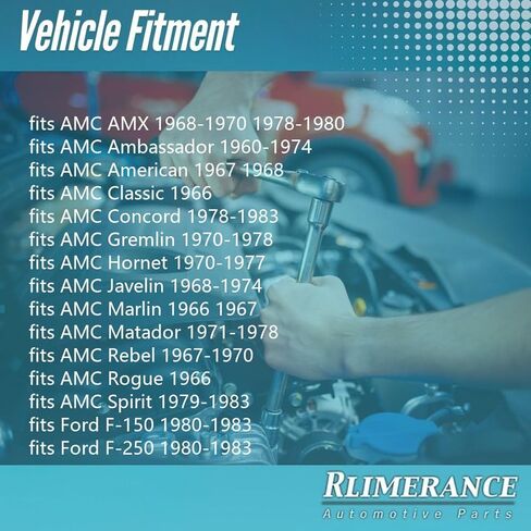 طقم ختم السيارة - قطعة واحدة من استبدال ختم عمود بيتمان لمعدات التوجيه يناسب AMC Hornet 5.0L 1970 1971 1972 1973 1974 1975 1976 1977، يناسب AMC Ambassador 5.3L 1960 1961 1962 1963 1964 1965 1966 in Saudi Arabia