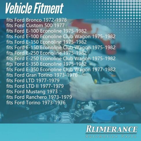 طقم ختم السيارة - قطعة واحدة من سدادة عمود بيتمان لمعدات التوجيه الخارجية تناسب Ford Torino 4.1L 1973 1974، تناسب Ford Torino 5.0L 1973 1974، تناسب Ford Custom 500 5.8L 1977، تناسب Ford Custom 500 6.6L 1977 in Saudi Arabia