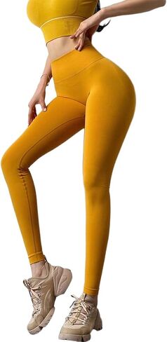MLAFE Butt Lifting Leggings for Women High Waisted Tummy Control, Seamless Compression Workout Leggings for Daily Wear in Saudi Arabia