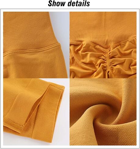 MLAFE Butt Lifting Leggings for Women High Waisted Tummy Control, Seamless Compression Workout Leggings for Daily Wear in Saudi Arabia
