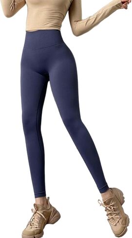 MLAFE Butt Lifting Leggings for Women High Waisted Tummy Control, Seamless Compression Workout Leggings for Daily Wear in Saudi Arabia