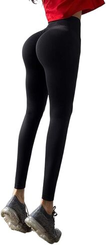 MLAFE Butt Lifting Leggings for Women High Waisted Tummy Control, Seamless Compression Workout Leggings for Daily Wear in Saudi Arabia