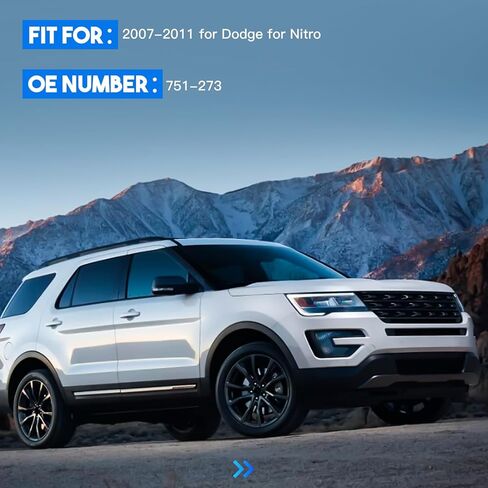 751-273 AMCCM Rear Right Passenger Side Power Window Regulator W/Motor Replacement for 2007 2008 2009 2010 2011 for Dodge for Nitro in Kuwait