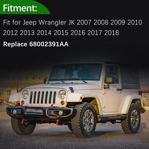 68002391AA Front Windshield Wiper Arm Nut Bolt Cap Cover Fit for Jeep Wrangler JK 2007 2008 2009 2010 2012 2013 2014 2015 2016 2017 2018 in Saudi Arabia
