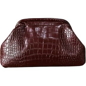 حقيبة كلاتش كلاود للنساء، حقيبة سهرة بطبعة تمساح/جلد الفهد/الترتر من الدنيم للحفلات والمناسبات الرسمية in Kuwait