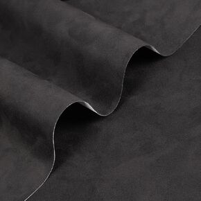 Arespark غلاف قماش من جلد الغزال الأسود، 17 بوصة × 70 بوصة من جلد الغزال ملصق فيلم داخلي للسيارة ذاتي اللصق، نسيج من الألياف الدقيقة قابل للتمدد من جلد الغزال مصنوع من الجلد الصناعي الفاخر للسيارات الداخلية وديكور المنزل in Kuwait