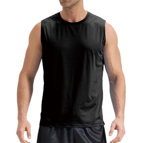 Men's Sleeveless UPF 50+ Swim Shirts Quick Dry Swimming Tank Top UV Protection Workout Running Beach T Shirts in Saudi Arabia
