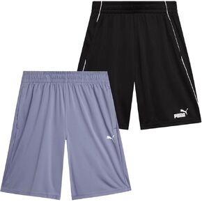 Puma Boys Athletic Shorts - 2 Pack Active Performance Mesh Basketball Shorts for Boys (الأحجام: 4-20) in Kuwait