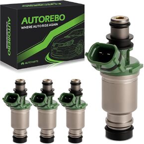 Fuel Injectors Set of 4 FJ295 Compatible with Toyota Camry Celica MR2 Rav4 Solara 2.2L L4# 23250-74100 2320974100 842-12144 84212144 800-1298N FJ10133,1992 1993 1994 1995 1996 1997 1998 1999 2000 in Kuwait
