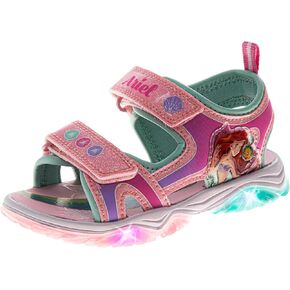 صندل بناتي من Disney Princess Ariel Moana Stitch Minnie Mouse Frozen LED Light Up صندل خارجي سهل الارتداء بحزام للفتيات مقاس الأطفال الصغار/الأطفال الصغار/الأطفال الكبار in Kuwait