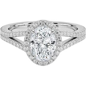 خاتم خطوبة مويسانيتي بيضاوي 1-5 قيراط 10 قيراط 14 قيراط 18 قيراط من الذهب الصلب، خاتم مويسانيتي من الفضة الإسترليني عيار 925 هدية عيد الميلاد للنساء in Kuwait