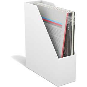 TRU RED Plastic Magazine File, White, 2‑Pack – Vertical Desktop Organizer for Magazines, Folders & Documents in Saudi Arabia