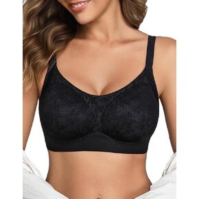 Avidlove حمالات الصدر للنساء بدون سلك دانتيل بدون خياطة Bralette جيلي حمالات صدر لاسلكية تغطية كاملة تي شيرت حمالات صدر يومية in Kuwait