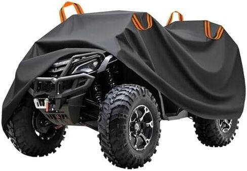 غطاء ATV عالي التحمل لـ Can-am Outlander 700 2023-2025، مقاوم للماء، حماية من جميع الأحوال الجوية، 4 أغطية للعجلات، حاشية مرنة لملاءمة آمنة، تخزين خارجي، B أخضر in Saudi Arabia