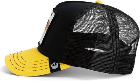 قبعة Goorin The Puff Puff Fish Trucker، سوداء، مقاس واحد، للجنسين in Saudi Arabia