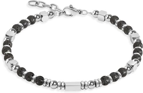 المرأة بوهو قابل للتعديل أساور مطرز تكويم للنساء في سن المراهقة الفتيات الفولاذ المقاوم للصدأ ربط الحجر الطبيعي أساور للنساء غير تشويه للماء سوار حبة اليدوية للنساء أفضل صديق Bestie الأم ابنة أخت هدايا لعيد ميلاد سعيد غراد G in Kuwait