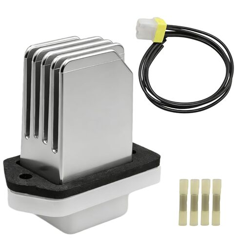 HVAC Blower Motor Resistor with Connector Wire Harness Compatible with Nissan Pathfinder Rogue Titan NV1500 NV2500 NV3500 Infiniti QX60 QX4 G20 Replace#: 27761-4BA0A in Saudi Arabia