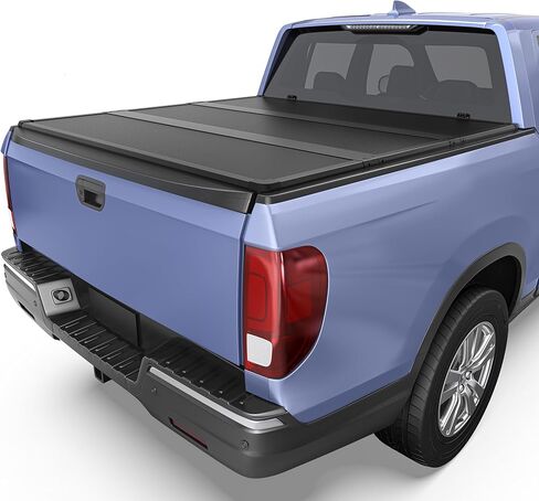 غطاء تونيو لسرير الشاحنة ناعم ثلاثي الطي مناسب لسيارة Honda Ridgeline 2017-2026، سرير Fleetside بطول 5 أقدام in Kuwait