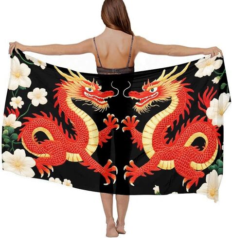 Supdreamc Summer Beach Scarf Sarong Swimsuit Wrap Cover Up Pareo For Ladies Girls Travel Honeymoon Cruise in Saudi Arabia