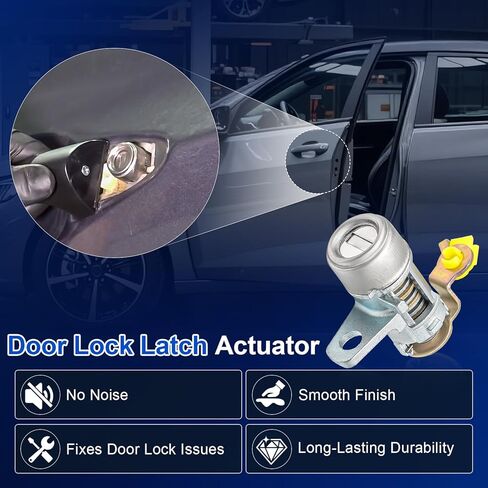 مجموعة مفتاح الإشعال 81910-1R110 مع أسطوانة قفل الباب ومفتاحين مناسبين لسيارة Hyundai Accent 2012-2017، Dodge Attitude 2012-2014، أسطوانة قفل الإشعال مع مفتاح استبدال 81900-1RJ00 in Saudi Arabia