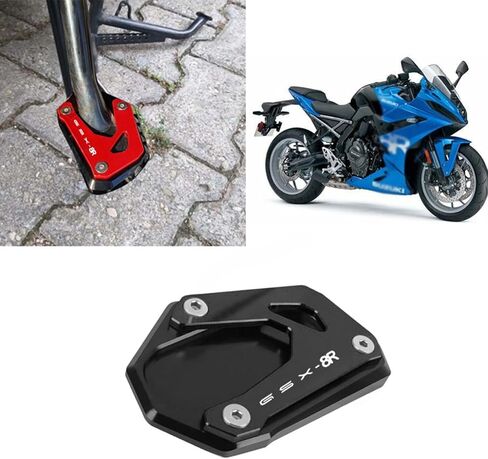 ل GSX-8R gsx-8r gsx 8r GSX-8R 2024 2025 2026 دراجة نارية CNC قوس Footside قوس تمديد وسادة دعم لوحة (الأزرق) in Kuwait