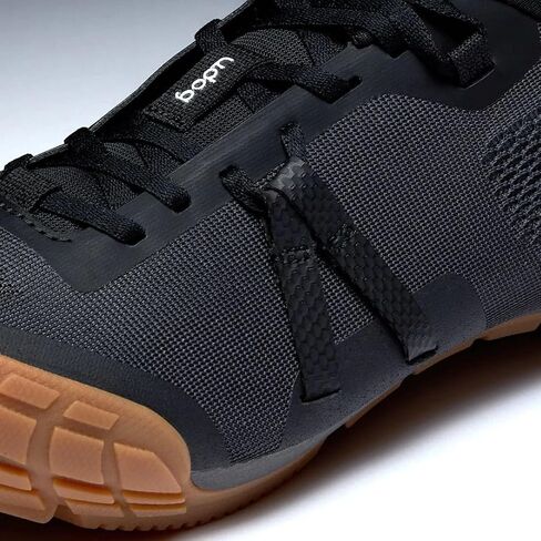 uDog Distanza Gravel Cycling Shoes - SPD Compatible with Protective Rubber Outsole, Off-Road MTB Shoes for Trail and Bikepacking (Carbon Cinder Black, Unisex) in Saudi Arabia