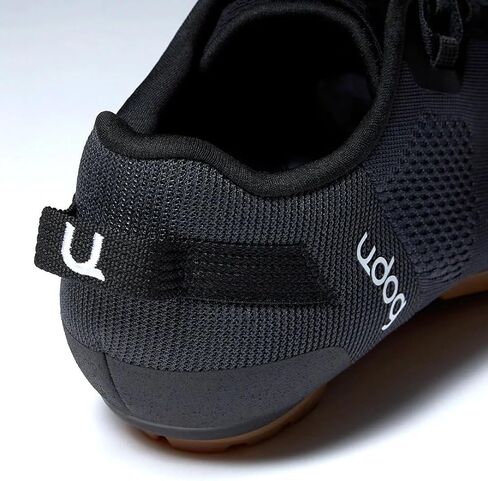 uDog Distanza Gravel Cycling Shoes - SPD Compatible with Protective Rubber Outsole, Off-Road MTB Shoes for Trail and Bikepacking (Carbon Cinder Black, Unisex) in Saudi Arabia