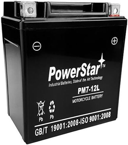 PowerStar YTX7L-BS تبديل البطارية لهوندا CB600F CMX250C المتمردين 250 Nighthawk NX SH150 SLA AGM in Saudi Arabia