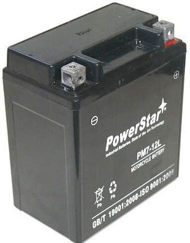 PowerStar YTX7L-BS تبديل البطارية لهوندا CB600F CMX250C المتمردين 250 Nighthawk NX SH150 SLA AGM in Saudi Arabia