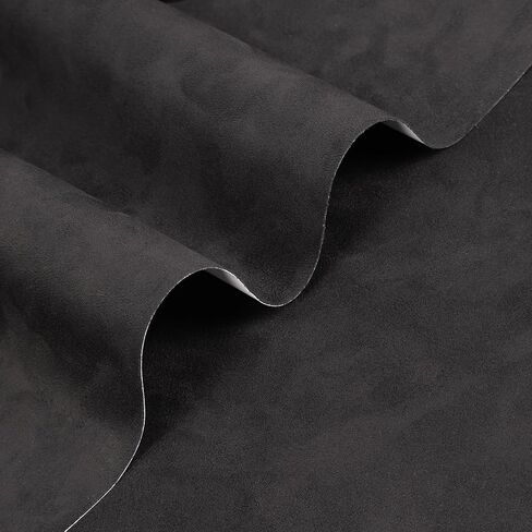 Arespark غلاف قماش من جلد الغزال الأسود، 17 بوصة × 70 بوصة من جلد الغزال ملصق فيلم داخلي للسيارة ذاتي اللصق، نسيج من الألياف الدقيقة قابل للتمدد من جلد الغزال مصنوع من الجلد الصناعي الفاخر للسيارات الداخلية وديكور المنزل in Kuwait