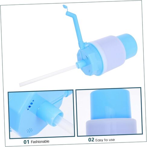 POPETPOP Manual Water Pump for Drinking Fountain Hand Press Pump for Water Dispenser Abs Material Home Office Camping Supplies in Saudi Arabia