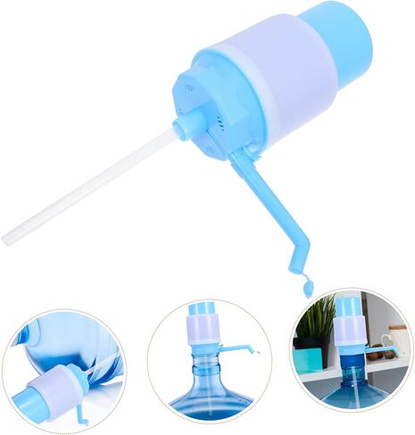POPETPOP Manual Water Pump for Drinking Fountain Hand Press Pump for Water Dispenser Abs Material Home Office Camping Supplies in Saudi Arabia