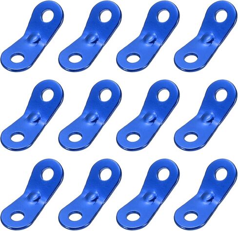 PATIKIL Tent Rope Tensioner, 12 Pcs Tent Guyline Adjusters Rope Buckle Aluminum Alloy Cord Tightener for Outdoor Camping Hiking Accessories,Red in Saudi Arabia