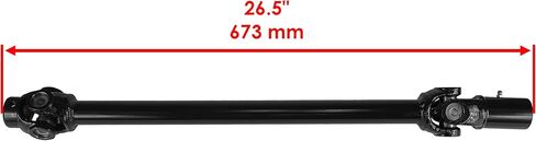 Caltric Front Prop Drive Shaft Assembly Compatible with Polaris Sportsman 400 HO 4x4 2011-2022 in Saudi Arabia